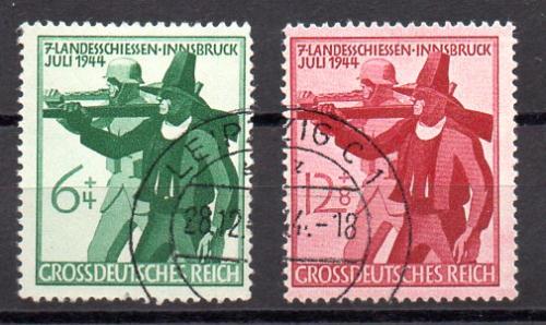 Alemania imperio Nº Yvert 817/818 Nº Michel 897/898 (o)